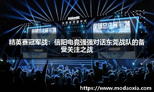 精英赛冠军战：信阳电竞强强对话东莞战队的备受关注之战